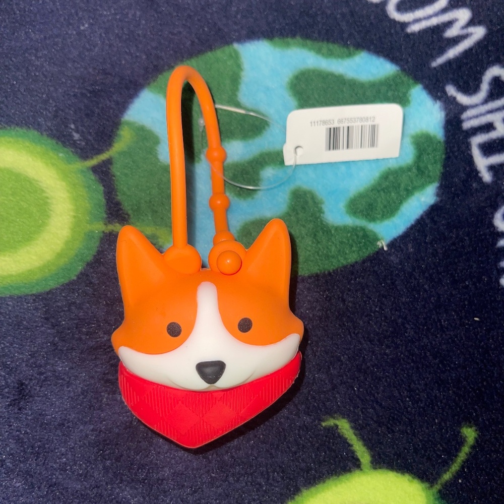 Bath and Body Works Corgi with Bandana Hand Sanitizer Holder